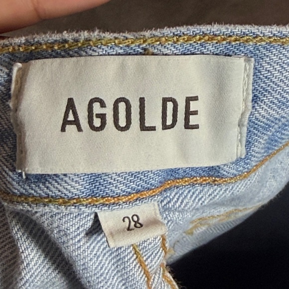 AGOLDE Low Slung Baggy Denim Jean Size 28 - Picture 9 of 9